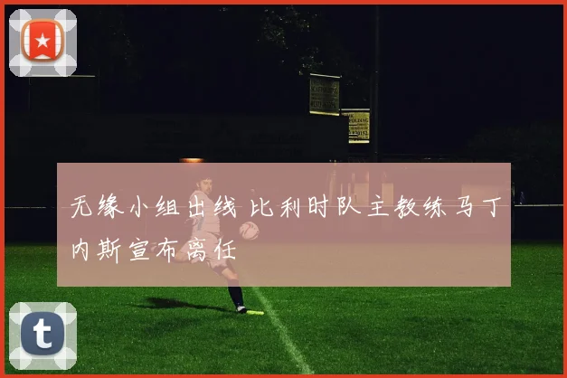 无缘小组出线 比利时队主教练马丁内斯宣布离任
